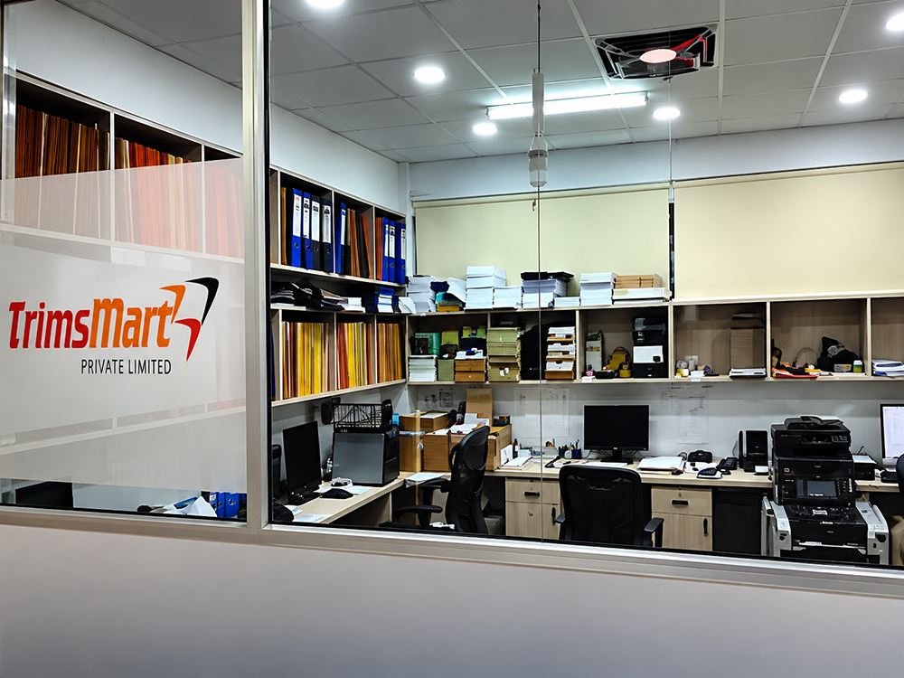 Trims Mart production office and floor