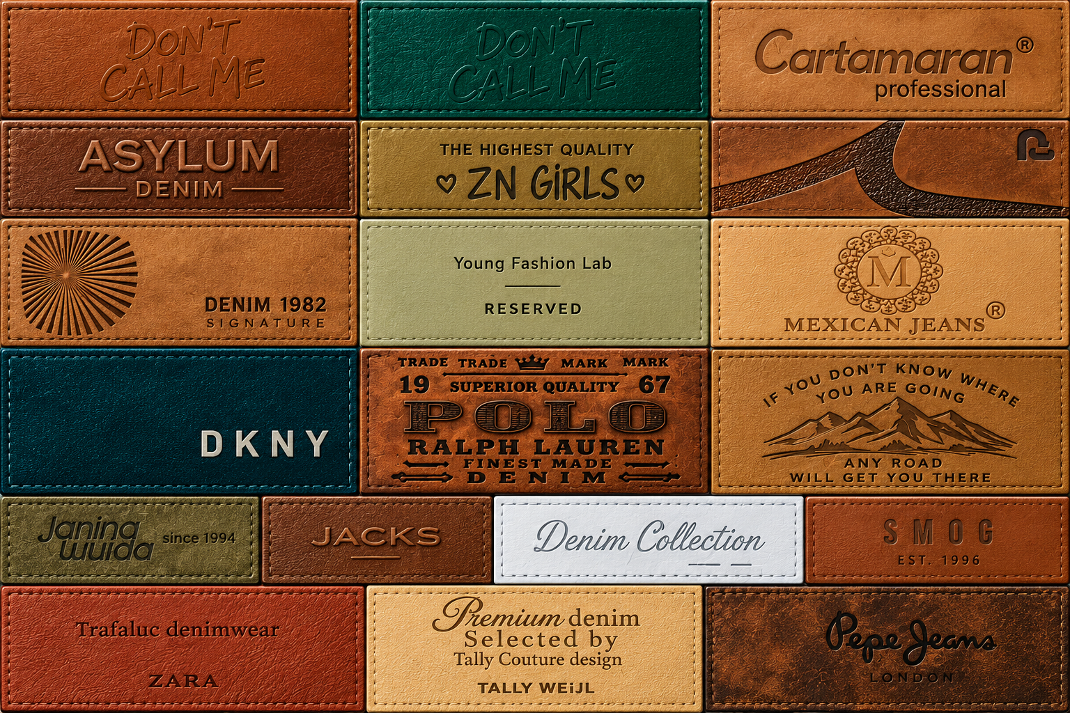 Patch samples and production from Trims Mart